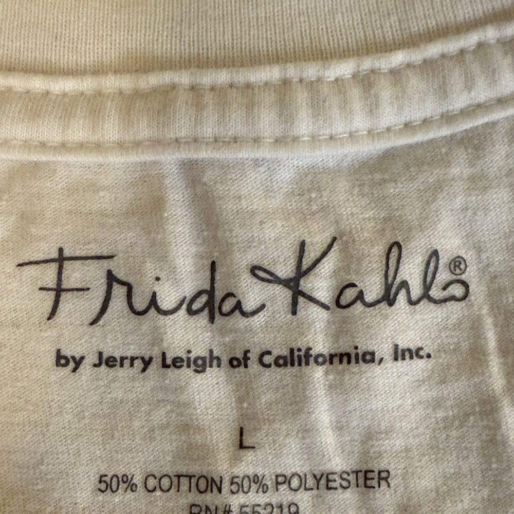 Frida Kahlo by Jerry Leigh Artistic White Tee - Picture 2 of 9